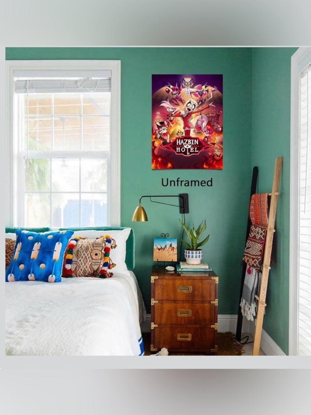 Hazbin Hotel Poster 12x18 Canvas Unframed Wall Art Cartoon Decor - Picture 6 of 6